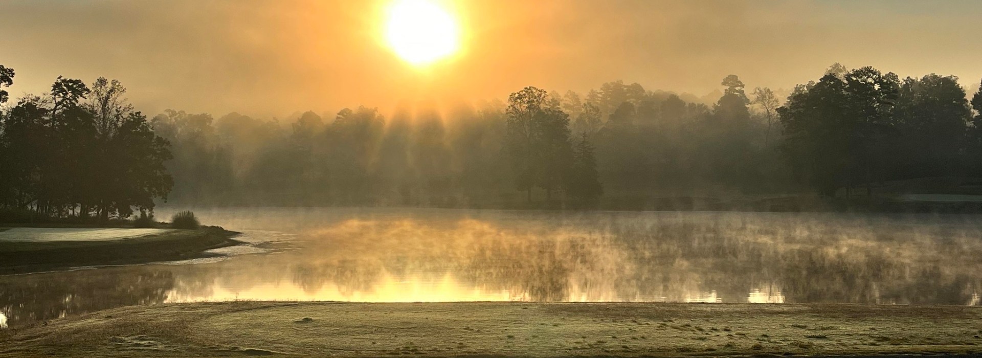 Sunrise at golf course